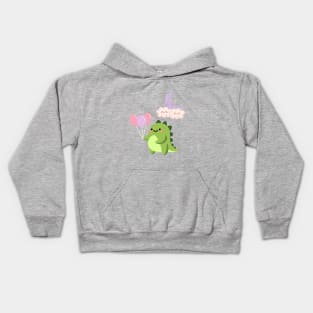 Cute dinosaur Kids Hoodie